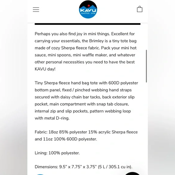 Kavu Brimley Bag - Picture 10 of 10